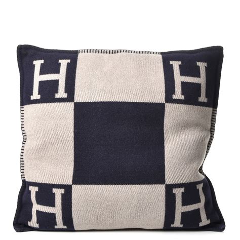 hermes blue pillow